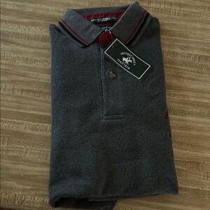 Beverly Hills Polo Club Gray Classic Polo Shirt
